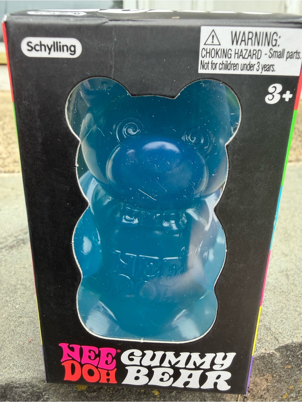 Blue Nee Doh Gummy Bear Kids Toy